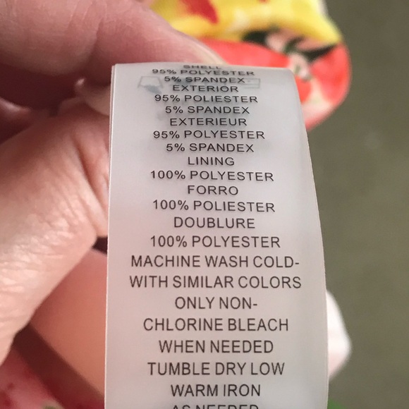 VINCE CAMUTO Womens Mini Light Pink Floral Halter Scuba Summer Dress Size 6P NEW - Picture 13 of 15